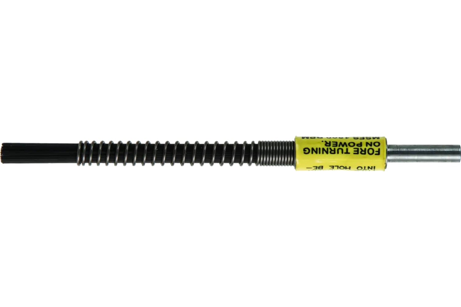 Picture of Pferd Coil Spring Brush 3/8" Dia. .014 Carbon Steel 1/4" Shank